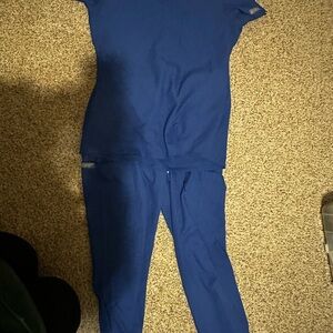 Royal blue med coture set